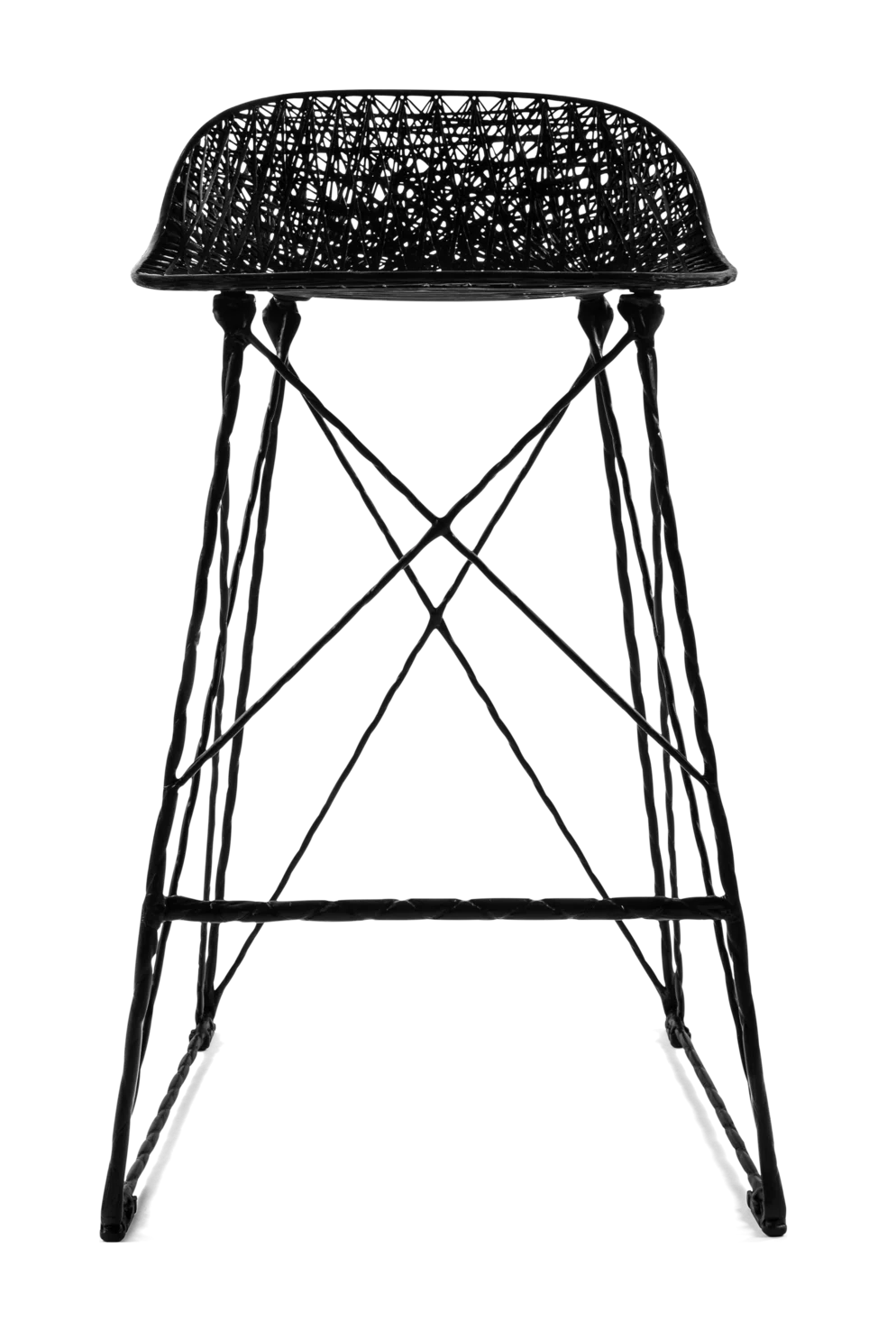 Carbon Bar Stool Low front side